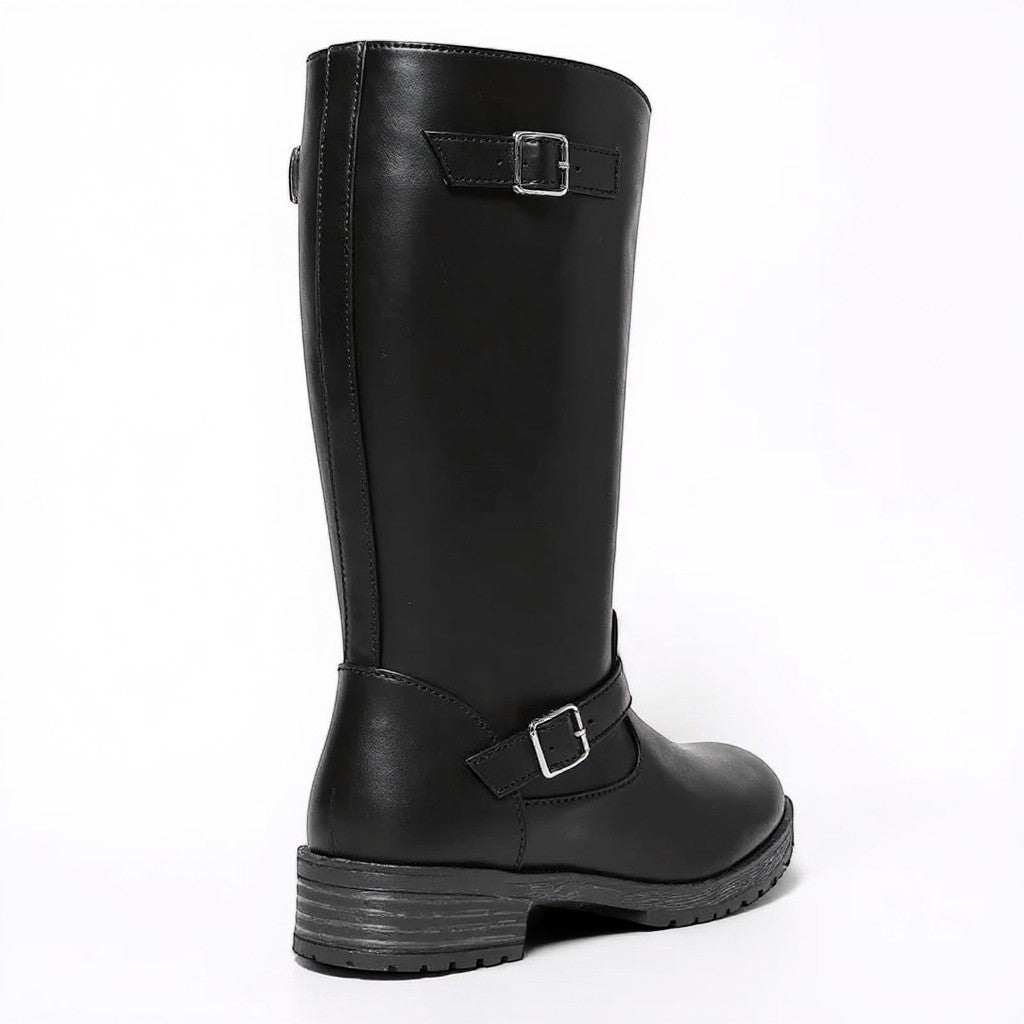 Freja - Bottes Mi-Mollet en Cuir