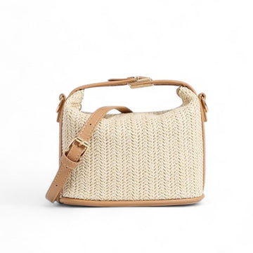 JALI - Petit Sac à Main à Bandoulière en Paille