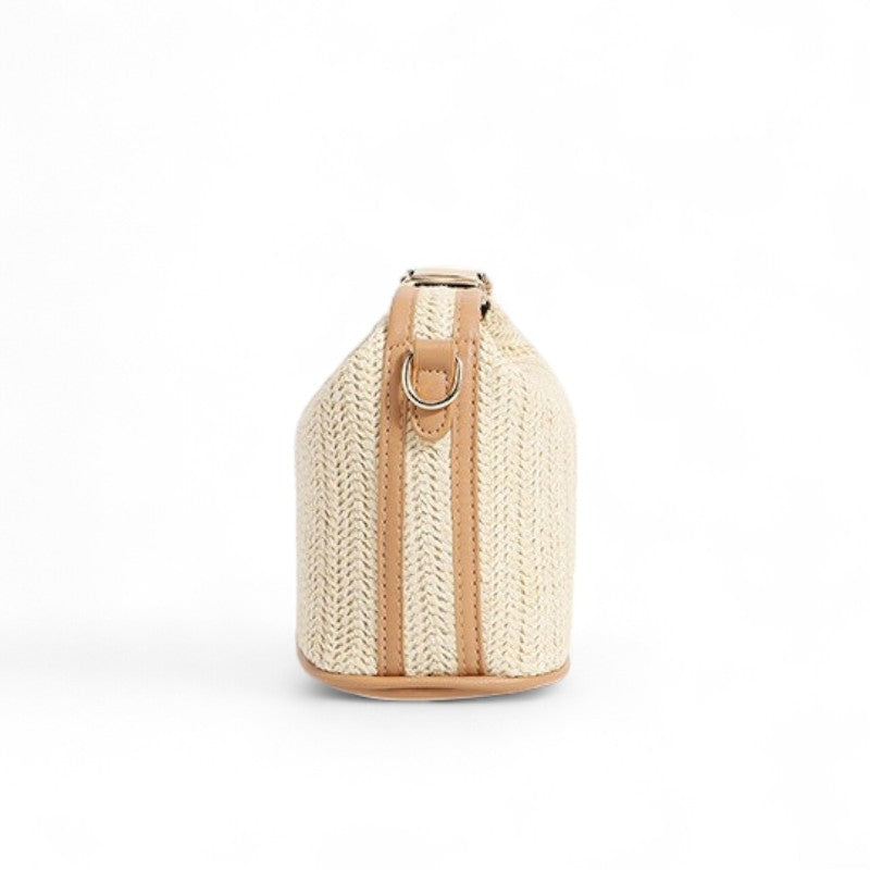 JALI - Petit Sac à Main à Bandoulière en Paille