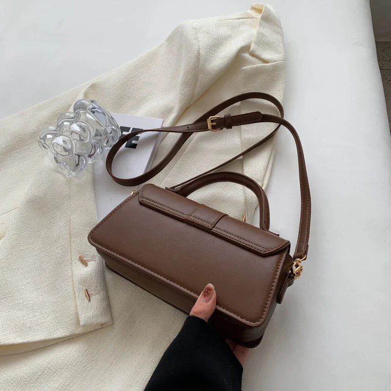 AMA - Petit Sac à Main en Cuir Lisse