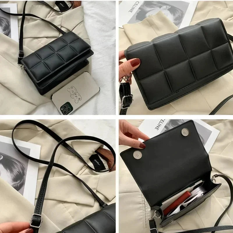 HEBI - Petit Sac à Main en Cuir Matelassé