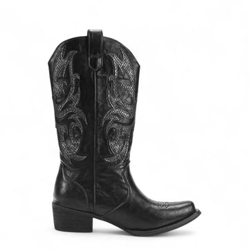 Hailley - Santiag Basse à Talon en Cuir