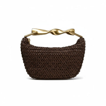 Mouna - Petit Sac à Main Style Tissé