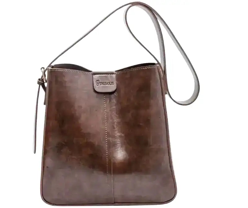 GIULIA - Sac à Main Cabas en Cuir Rigide