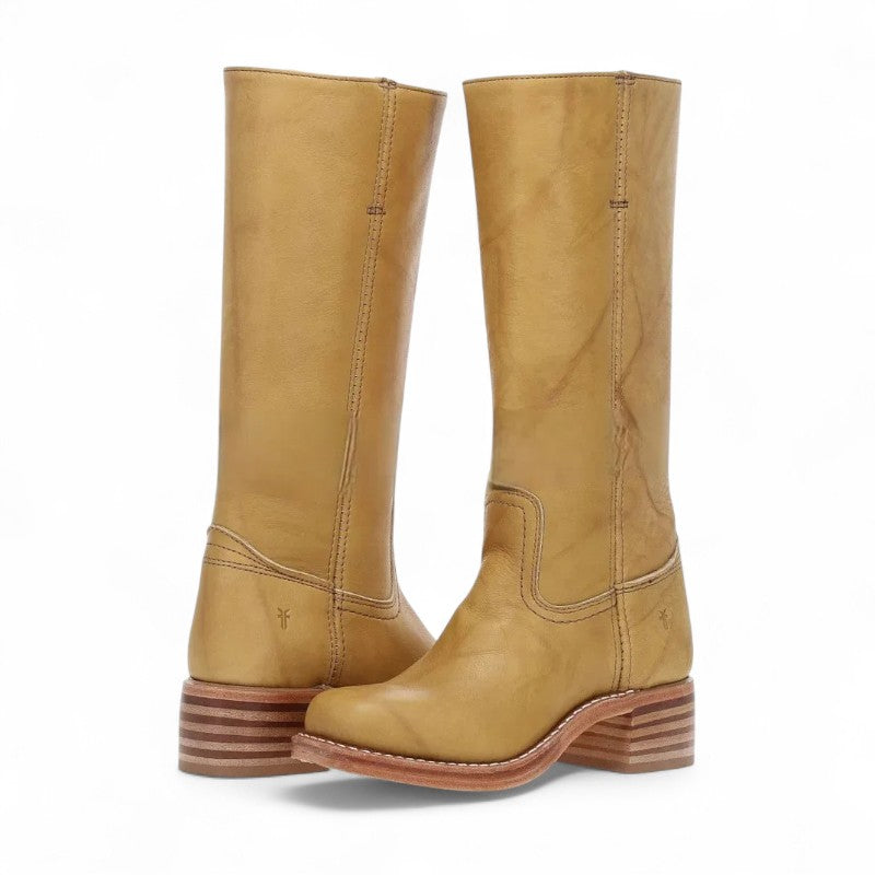 Kirsten - Botte Haute en Caoutchouc à Talon