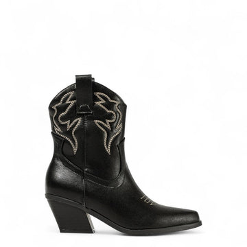 Lysa - Santiag Basse Femme à Talon Style Cowboy