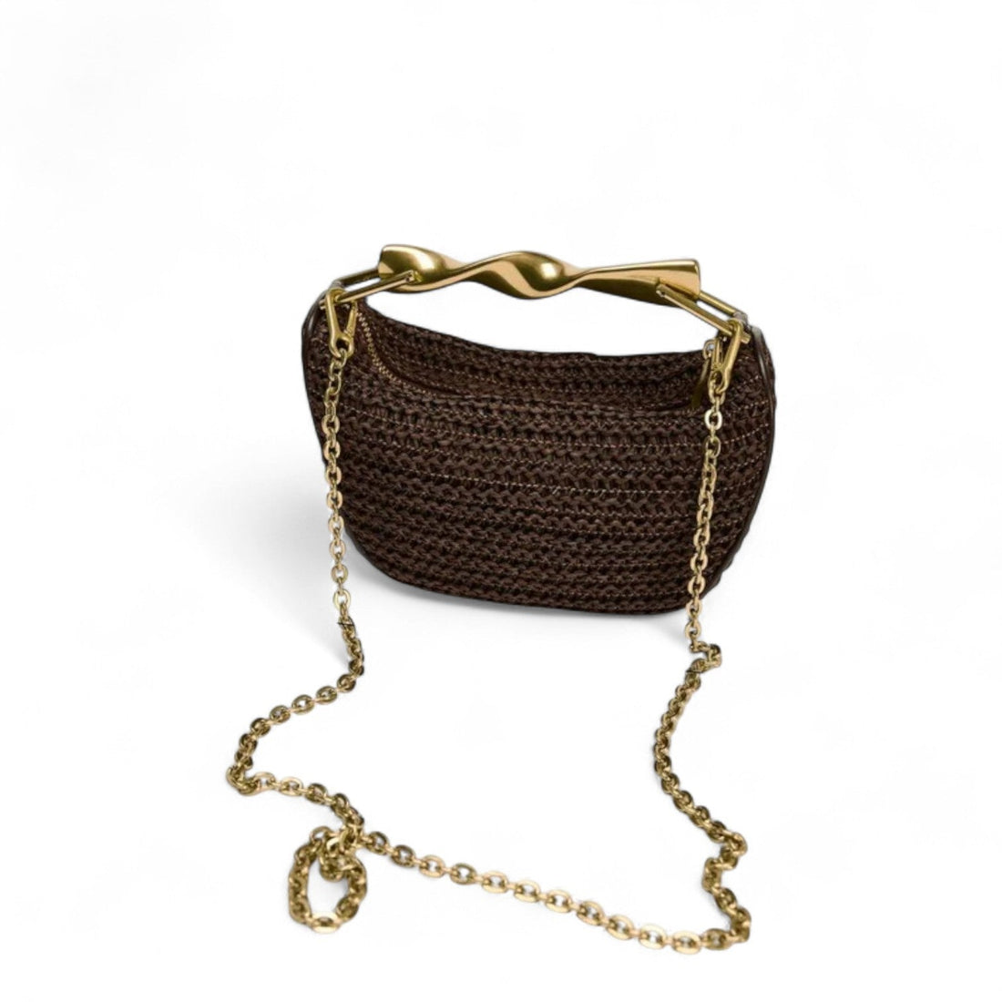 Mouna - Petit Sac à Main Style Tissé