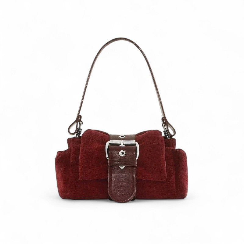 HAZEL - Petit Sac à Main en Cuir à Boucle en Daim