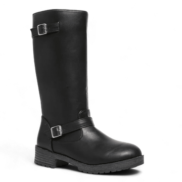 Freja - Bottes Mi-Mollet en Cuir