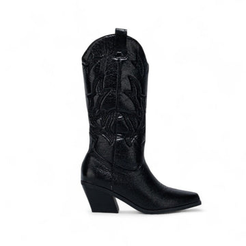 Leyla -Santiag Mi-Mollet à Paillettes